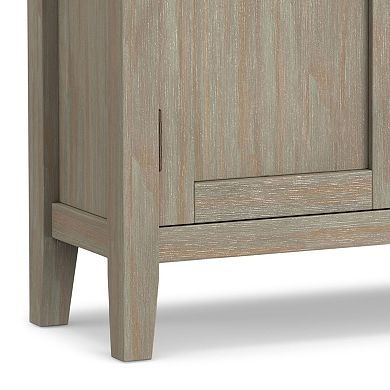 Simpli Home Redmond Low Storage Cabinet