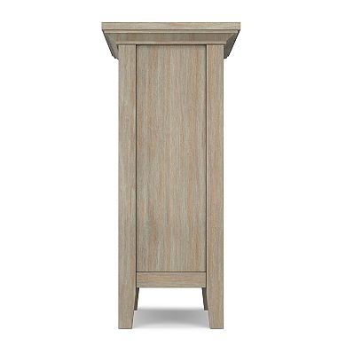 Simpli Home Redmond Low Storage Cabinet