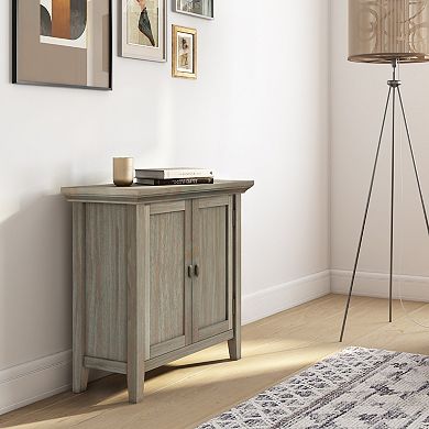 Simpli Home Redmond Low Storage Cabinet