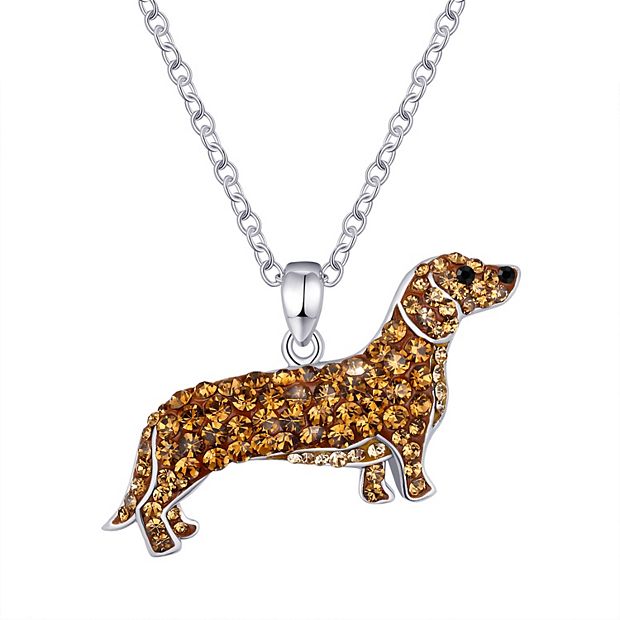 Weenie dog outlet necklace