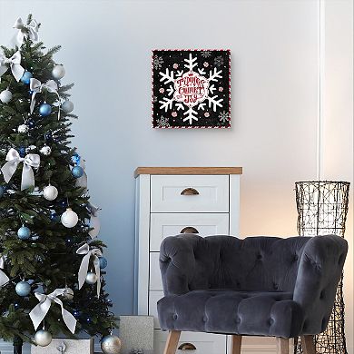 Master Piece Christmas Past Snowflake Canvas Wall Art
