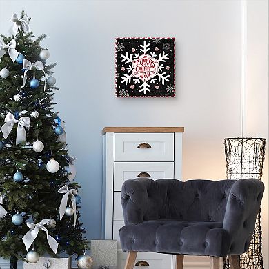 Master Piece Christmas Past Snowflake Canvas Wall Art