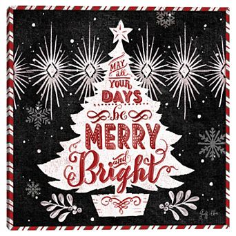 Fine Art Canvas Christmas Past Tree Canvas Wall Art