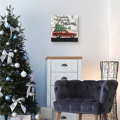 Master Piece Christmas Wagon It's Beginning Canvas Wall Art