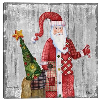 Fine Art Canvas Stitched Christmas I Paul Brent Canvas Wall Art