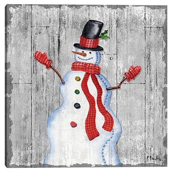 Fine Art Canvas Stitched Christmas II Paul Brent Canvas Wall Art