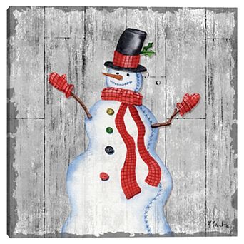 Fine Art Canvas Stitched Christmas II Paul Brent Canvas Wall Art