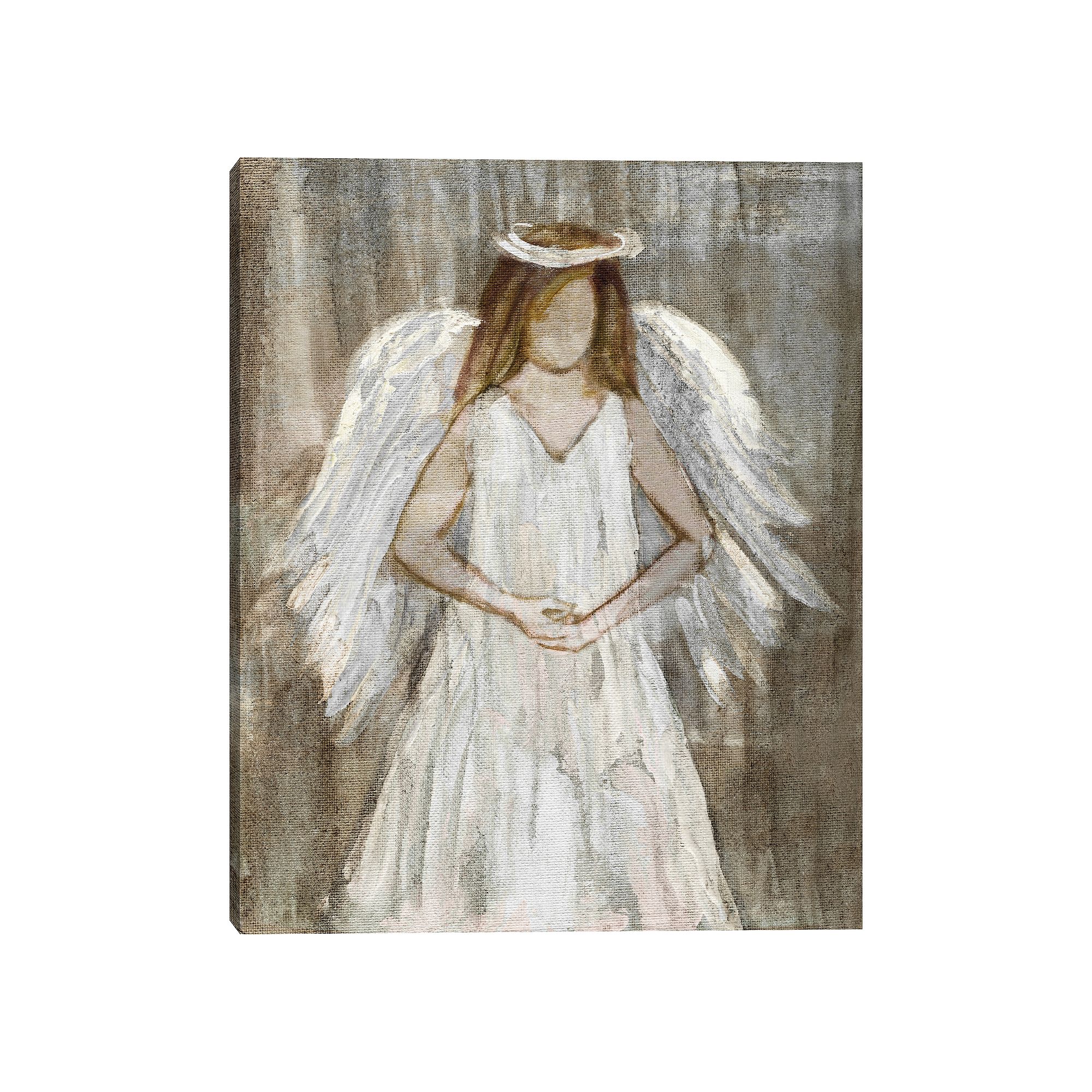 1601942 Fine Art Canvas Rustic Angel I Canvas Wall Art, Mu sku 1601942
