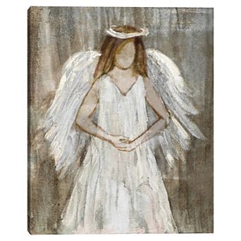 Fine Art Canvas Rustic Angel I Canvas Wall Art