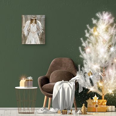 Master Piece Rustic Angel I Canvas Wall Art