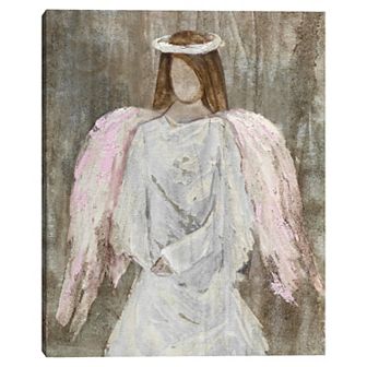 Fine Art Canvas Rustic Angel II Canvas Wall Art