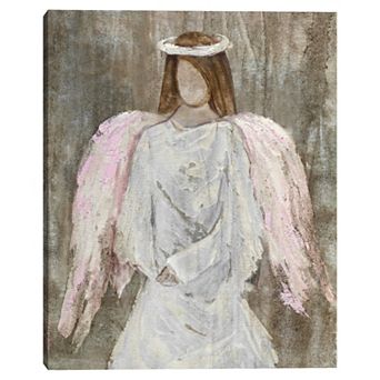 Fine Art Canvas Rustic Angel II Canvas Wall Art