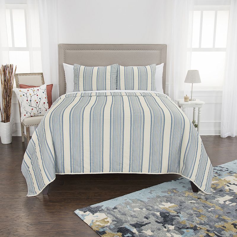 Thomas Quilt Set with Shams, Blue, Twin