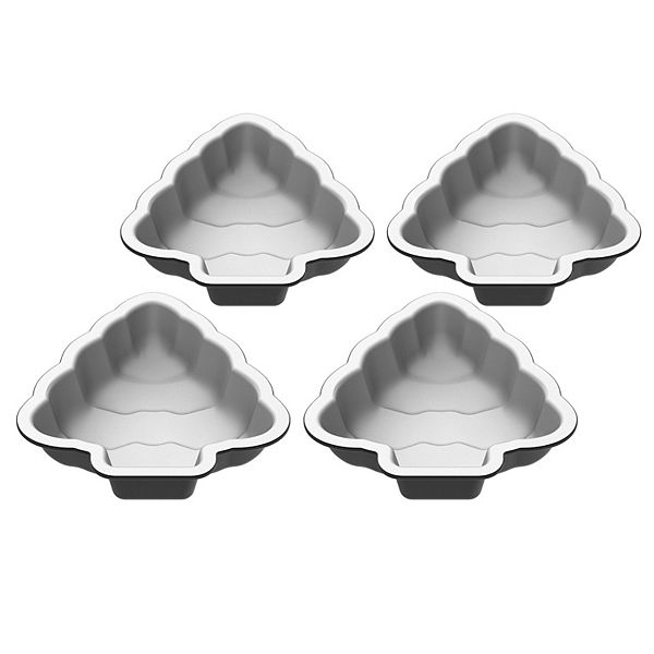 Cuisinart 4-Piece Bakeware Mini Pan Set | Christmas Tree