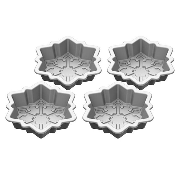 Cuisinart® 4pc. Mini Snowflake Pan Set