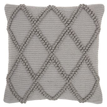 Mina Victory Life Styles Diamond Lattice Throw Pillow