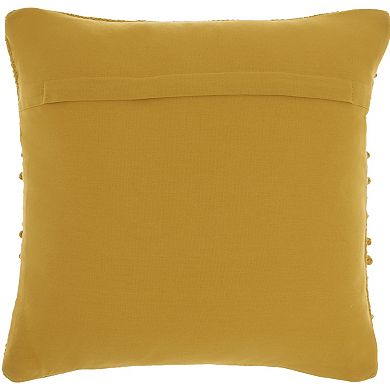 Mina Victory Life Styles Woven Stripes 18-in. Square Throw Pillow