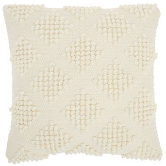 Mina Victory Life Styles Woven Diamonds Throw Pillow