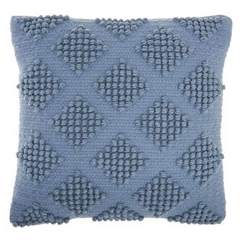 Mina Victory Life Styles Woven Diamonds Throw Pillow