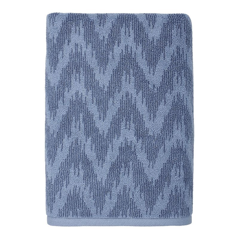 Sonoma Goods For Life Hygro Ikat Towel, Blue