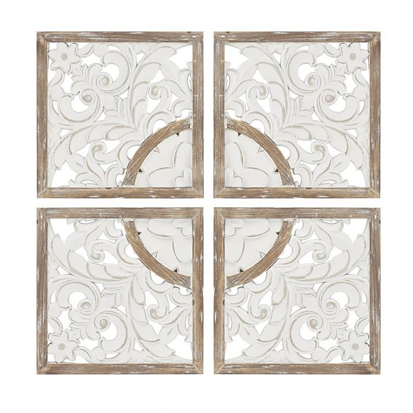Madison Park Arwen Medallion 4 Piece Wall Decor Set