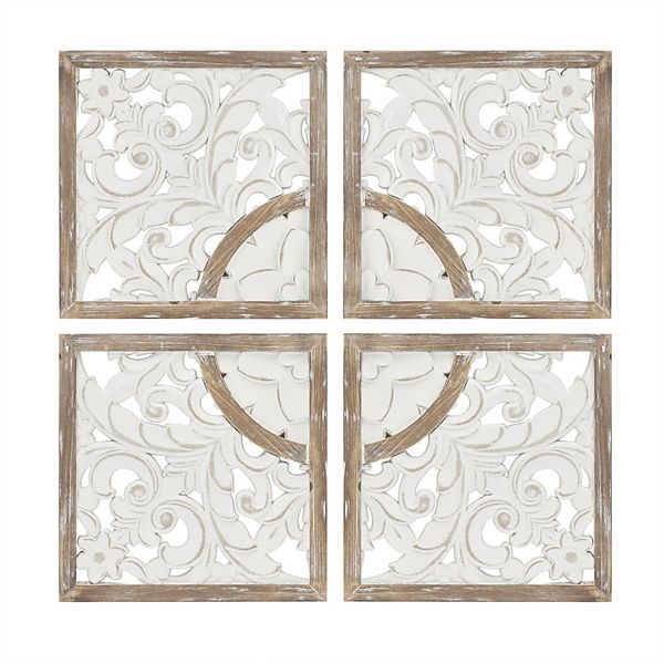 Madison Park Arwen Medallion 4 Piece Wall Decor Set