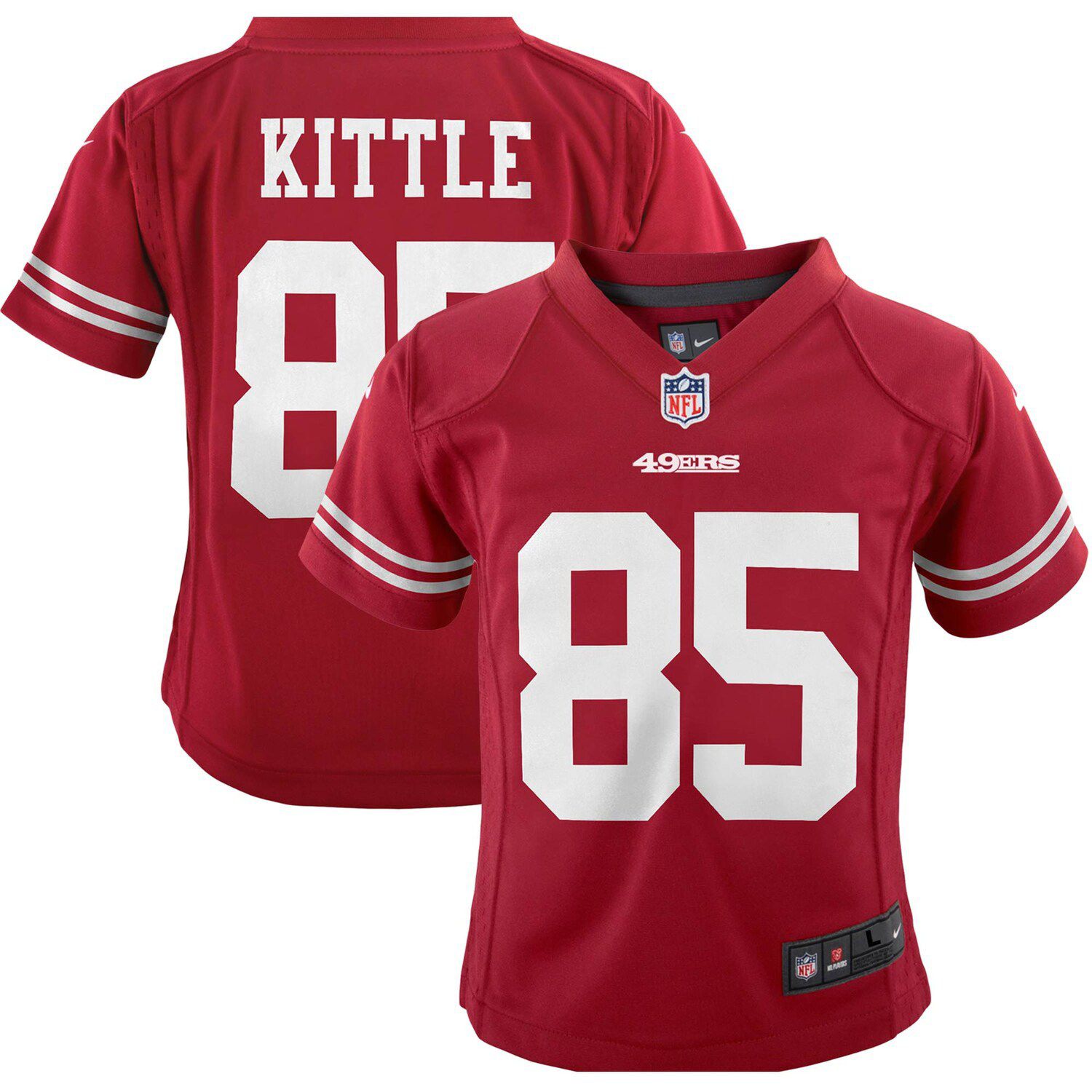 preschool 49ers jersey