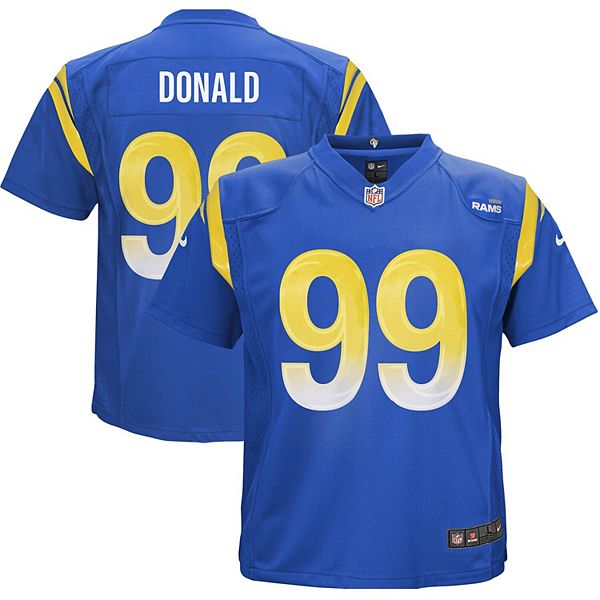 Nike / Men's Los Angeles Rams Aaron Donald #99 White Limited Jersey