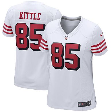 Women's Nike George Kittle White San Francisco 49ers Alternate Game Player Jersey