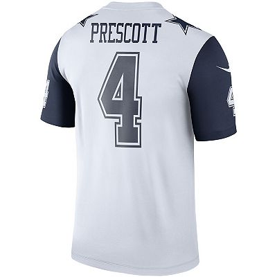 Men s Nike Dak Prescott White Dallas Cowboys Color Rush Legend Player Jersey