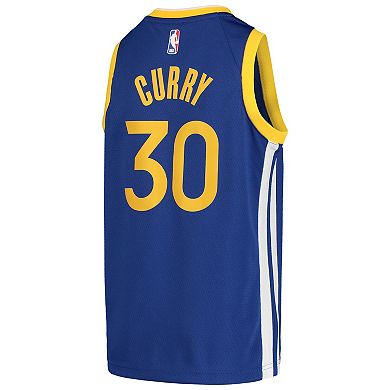 Youth Nike Stephen Curry Royal Golden State Warriors Team Swingman ...