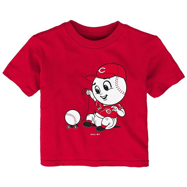 Infant Red Cincinnati Reds Baby Mascot TShirt