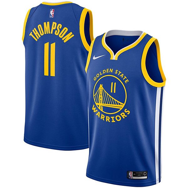 Men's Nike Klay Thompson Royal Golden State Warriors 2019/2020 Swingman ...