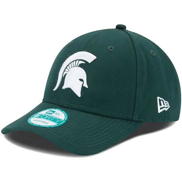 Men's New Era Green Michigan State Spartans The League Logo 9FORTY ...