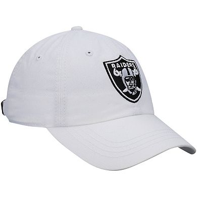 Women's '47 White Las Vegas Raiders Miata Clean Up Primary Adjustable Hat