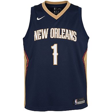 Youth Nike Zion Williamson Navy New Orleans Pelicans Swingman Jersey - Icon Edition