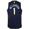 Youth Nike Zion Williamson Navy New Orleans Pelicans Swingman Jersey - Icon Edition