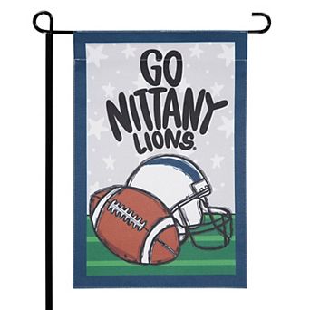 Penn State Nittany Lions 12'' x 18'' Team Helmet & Ball Garden Flag
