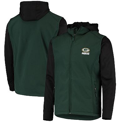 Men's Dunbrooke Green/Black Green Bay Packers Alpha Full-Zip Jacket