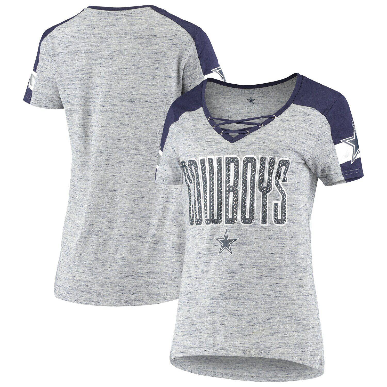 dallas cowboys women's v neck shirt