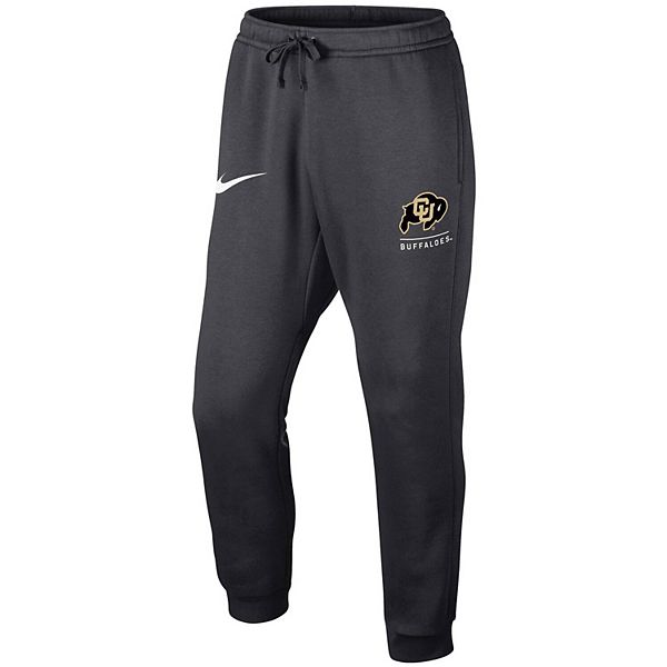 Men's Nike Anthracite Colorado Buffaloes Primary Logo Club Fleece Joggers