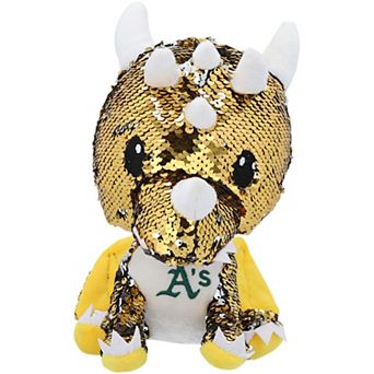 FOCO Oakland Athletics Sequin Dragon Plush Toy