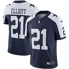 Nike Ezekiel Elliott Gray Dallas Cowboys Atmosphere Fashion Game Jersey