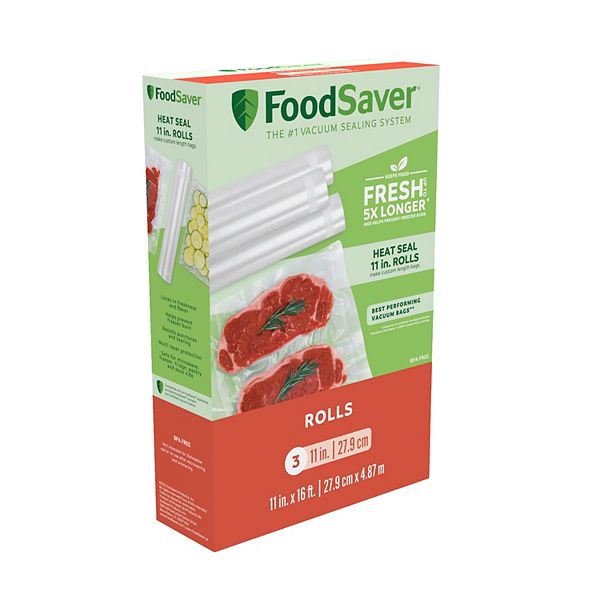 Foodsaver 11 x 16' Vacuum Seal Roll - 3 Pack