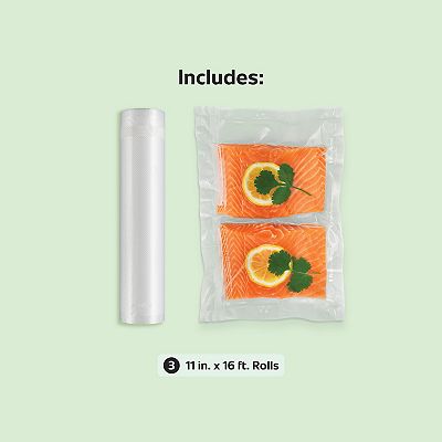 FoodSaver 11 in. Heat Seal Rolls 3 pk