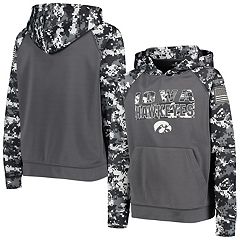 Western Michigan Broncos Colosseum OHT Military Appreciation Digital Camo  Pullover Hoodie - Charcoal