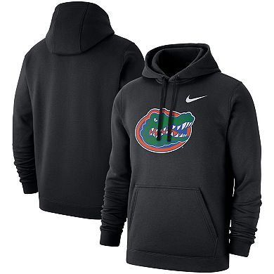 Men's Nike Black Florida Gators Primary Logo Club Fleece Pullover Hoodie