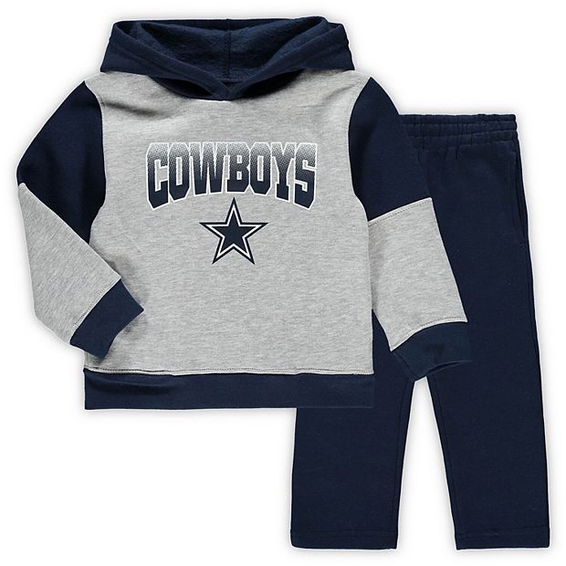 Toddler Gray/Navy Dallas Cowboys Sideline Hoodie u0026 Pants Set