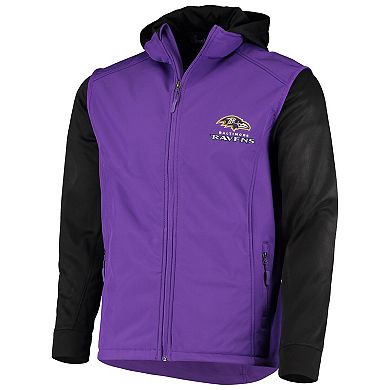 Men's Dunbrooke Purple/Black Baltimore Ravens Alpha Full-Zip Jacket
