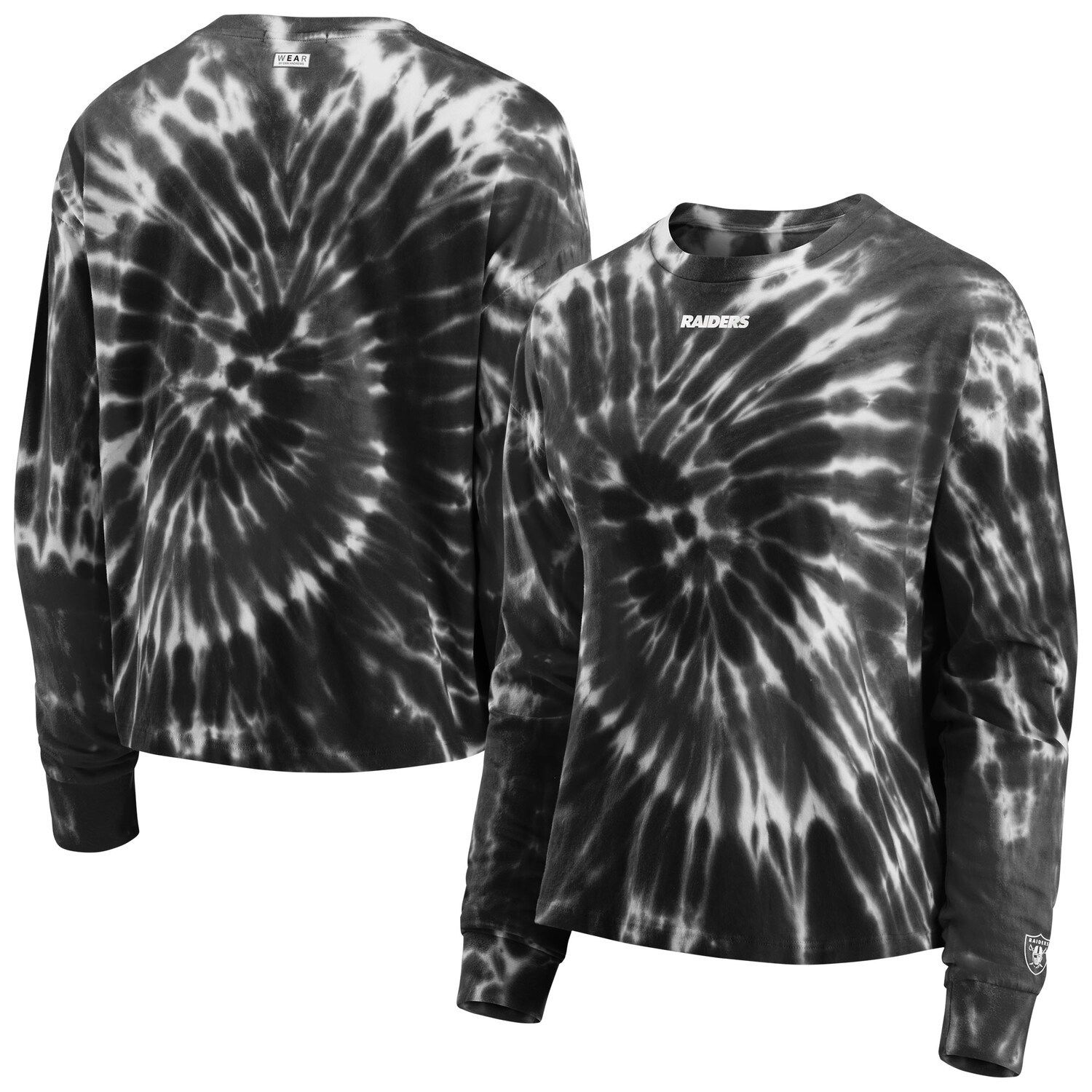 raiders tie dye shirt